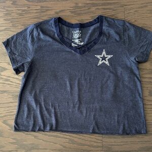 Dallas Cowboys Her Style Crop Shirt